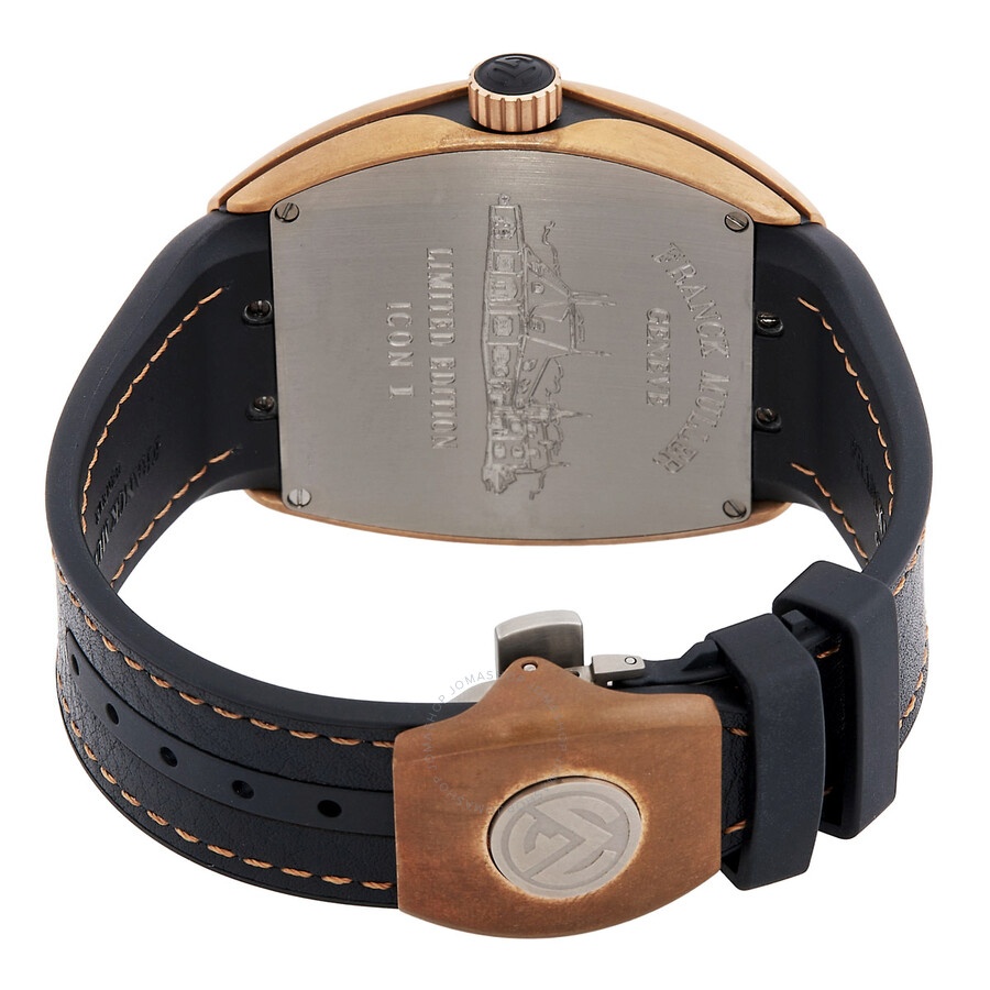 Franck Muller Vanguard Automatic Men's Watch V 45 SC DT BZ BR ICON 1 NR - 3