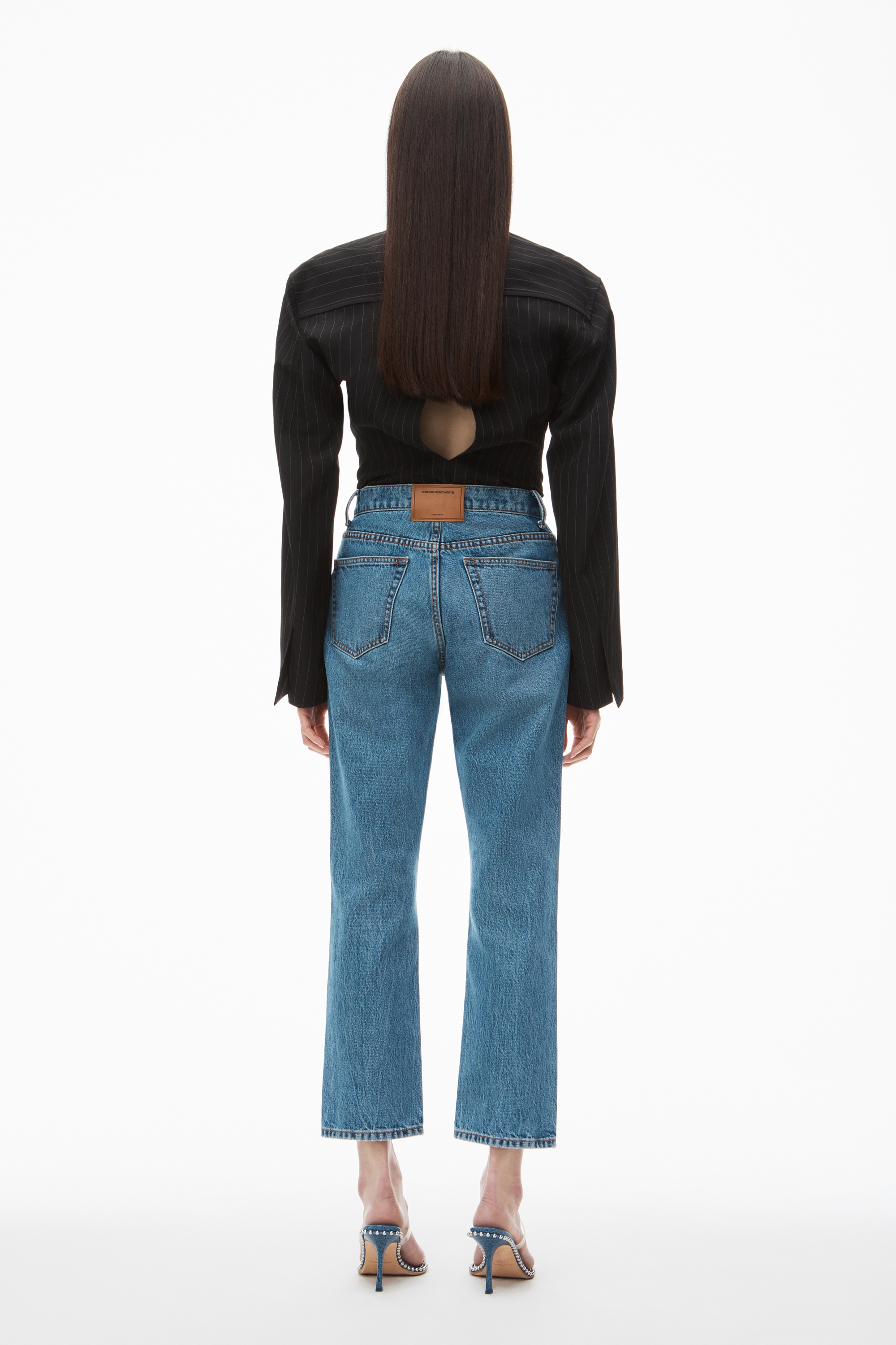 OG HIGH-RISE STOVEPIPE JEAN IN DENIM - 4