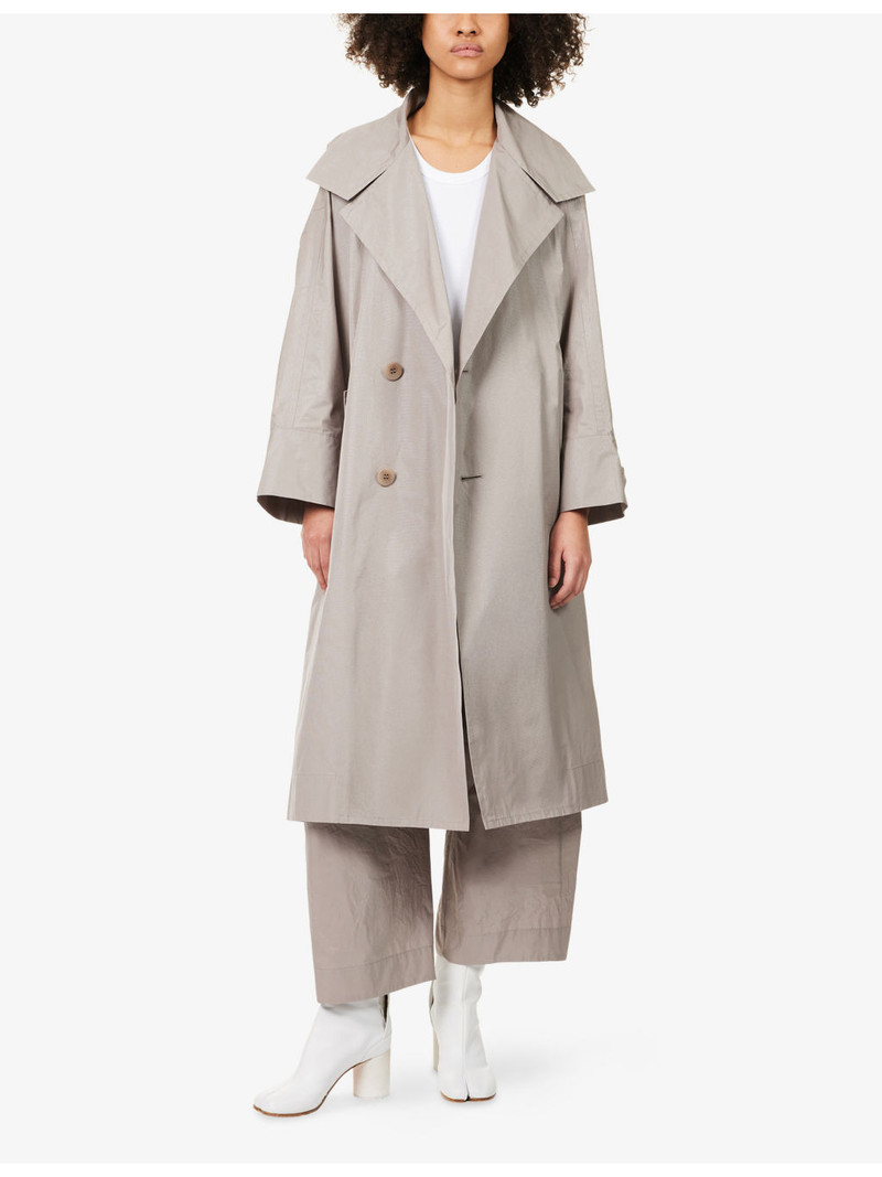 ISSEY MIYAKE Akimbo Notch-Lapels Woven Coat outlook