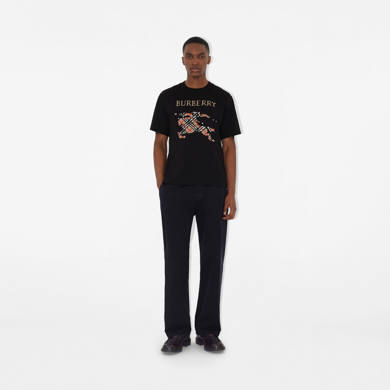 Burberry Cross Stitch EKD​ Cotton T-shirt outlook