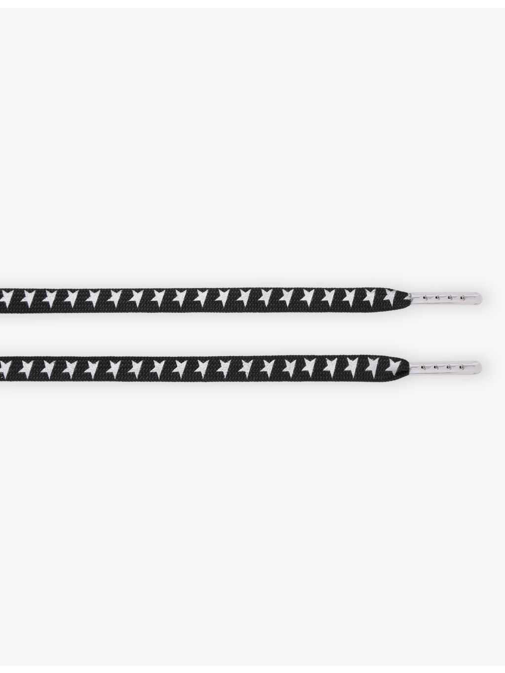 Star-Print Woven Laces - 2