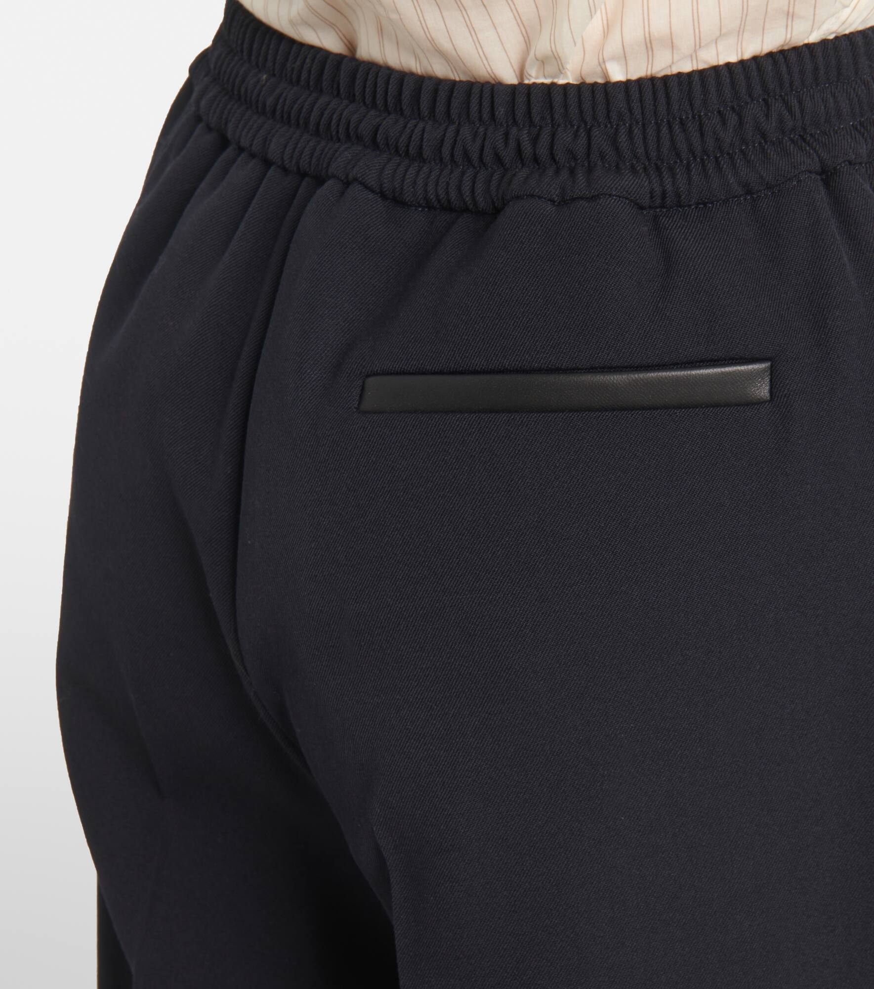 Wool wide-leg pants - 5