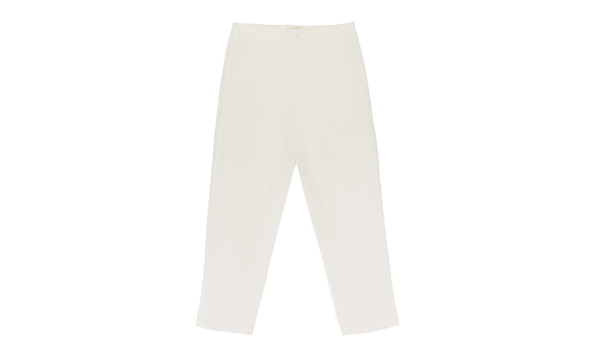 GARMENT DYED FULL CUT WORKWEAR PANTS "Cream" ALD MBTM 0010 - 1