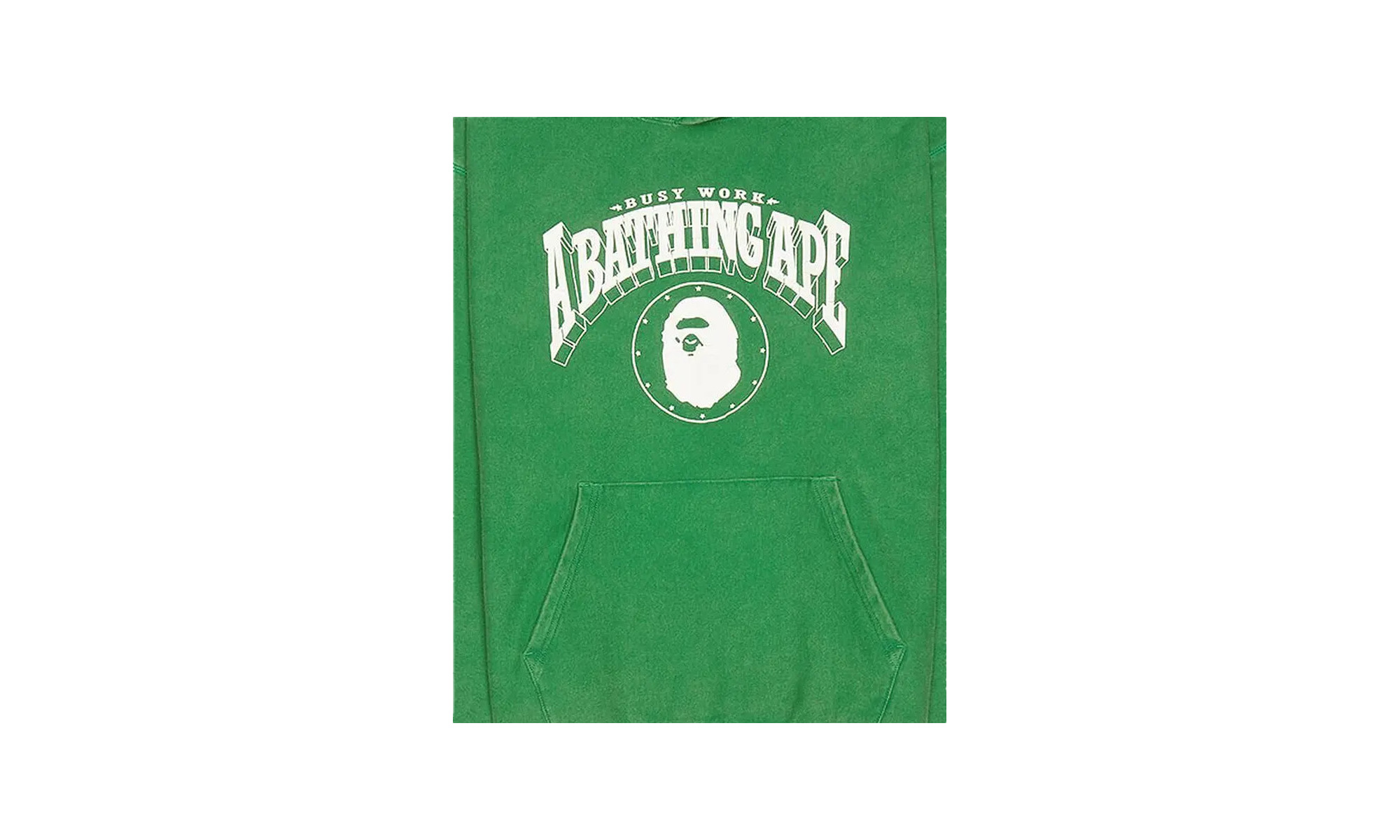 Washed Relaxed Fit Hoodie "Green" - 2