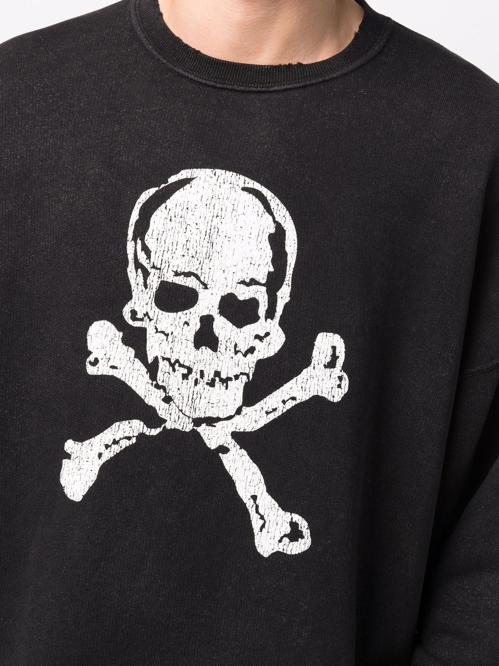 skull-print sweatshirt - 5