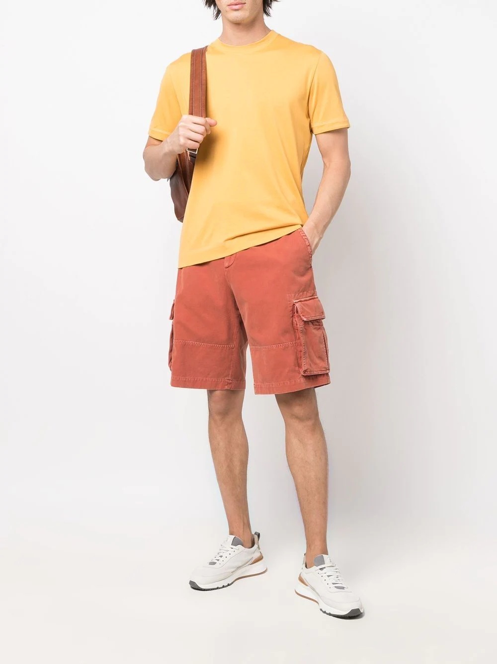 knee-length cargo shorts - 2