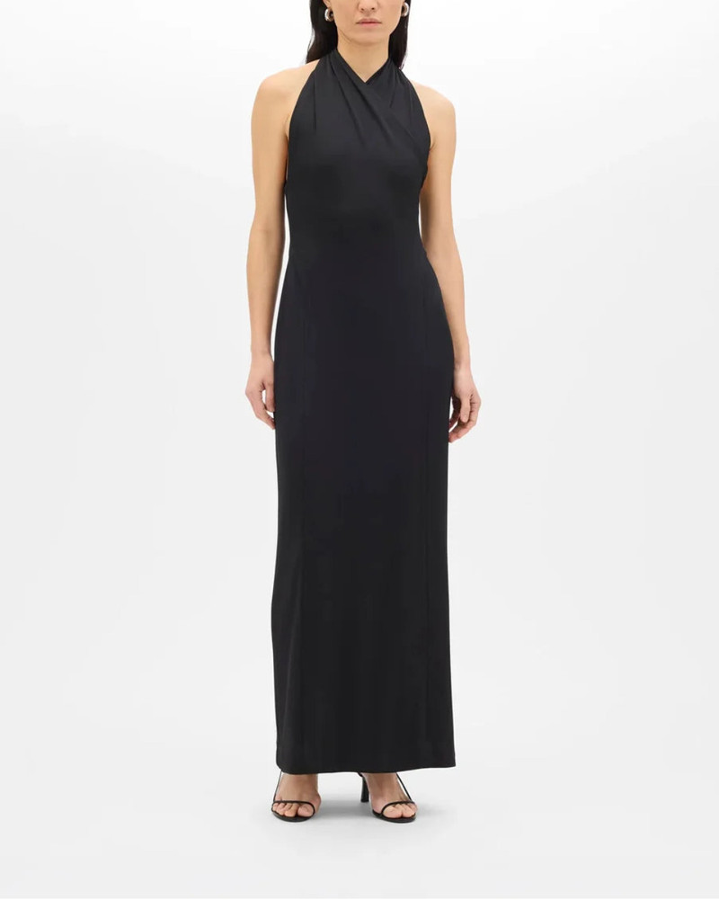 Another Tomorrow GATHERED HALTER DRESS outlook