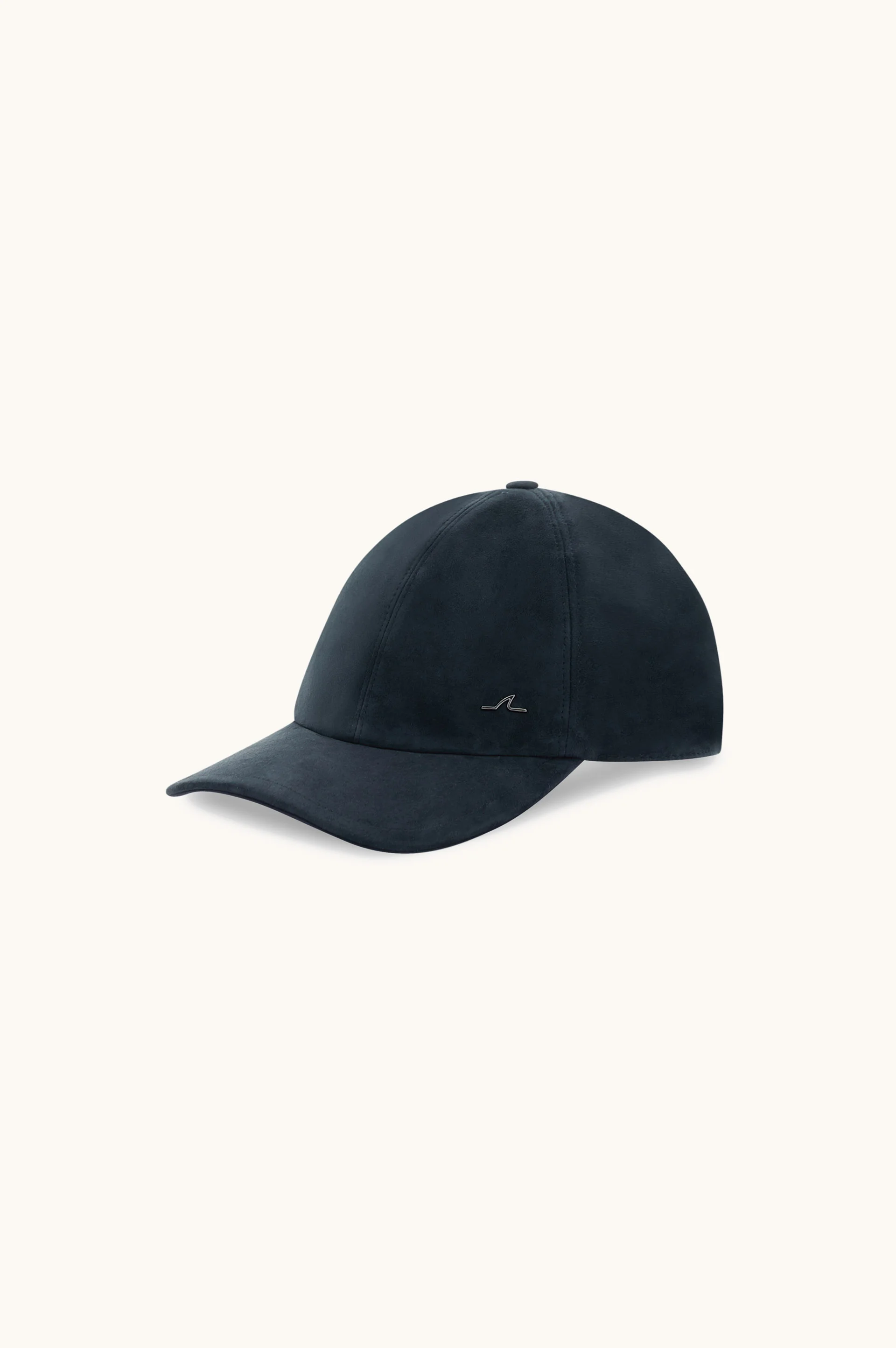 AQUALEATHER SUEDE BASEBALL CAP WITH METAL SHARK FIN - 1
