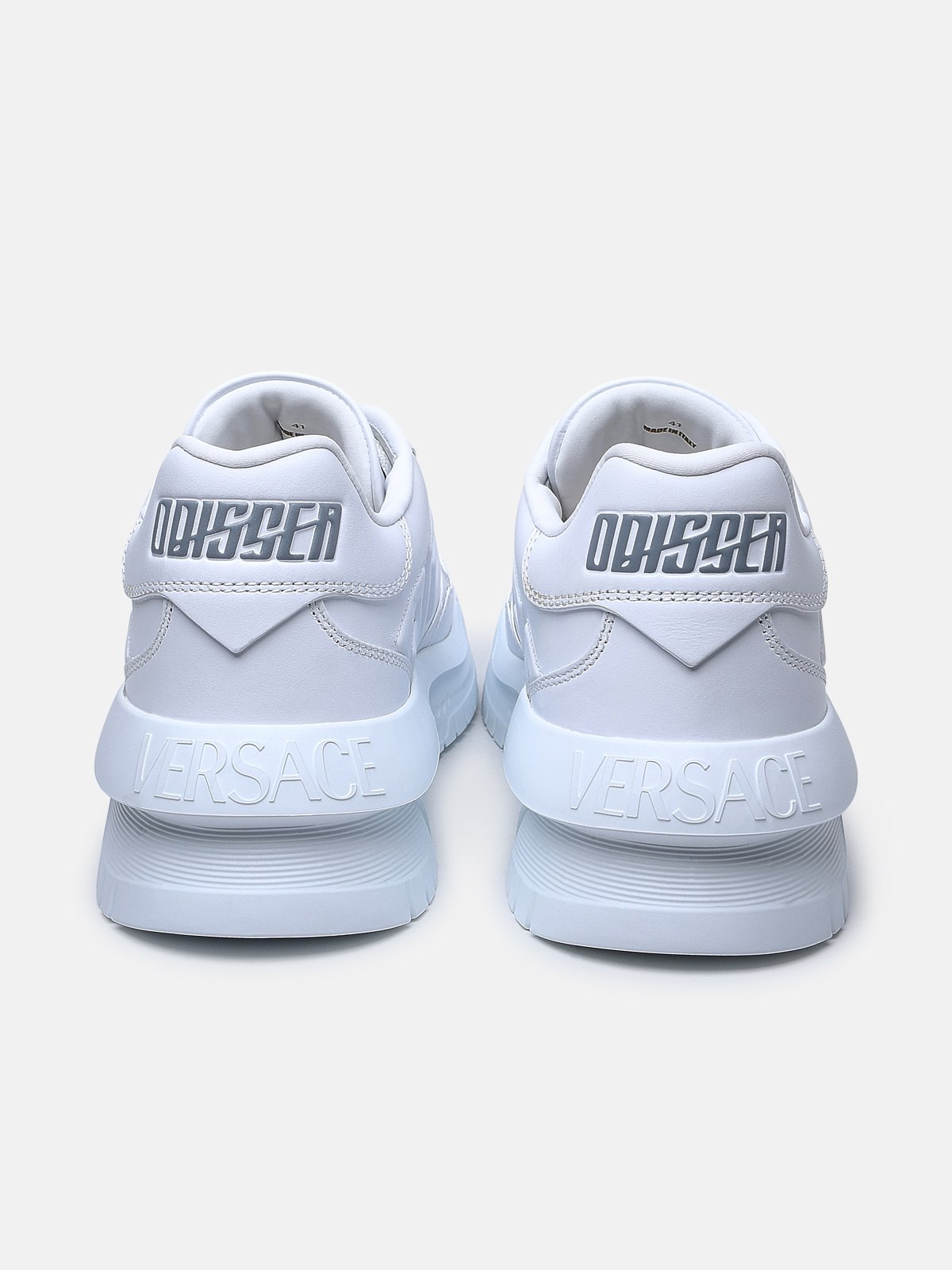 WHITE LEATHER SNEAKERS - 4