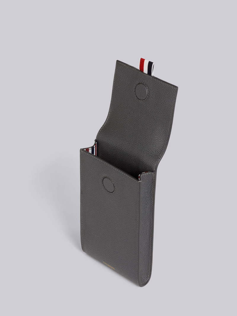 Dark Grey Pebbled Calfskin Funmix Phone Holder 4