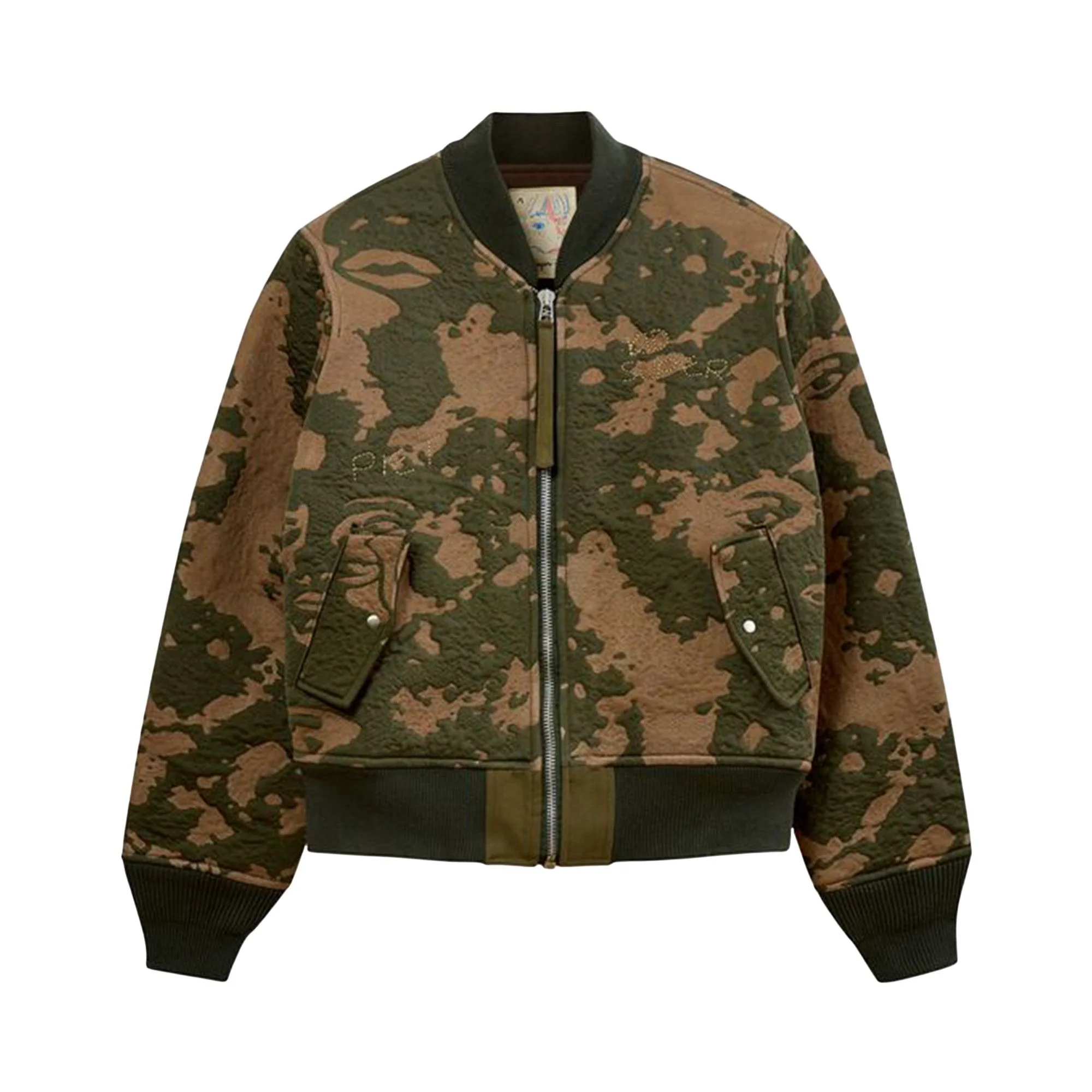 KidSuper x Piet 3D Knit Bomber Jacket 'Camo' - 1