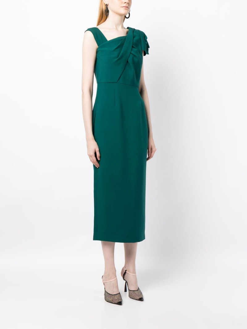 asymmetric sleeveless midi dress 3