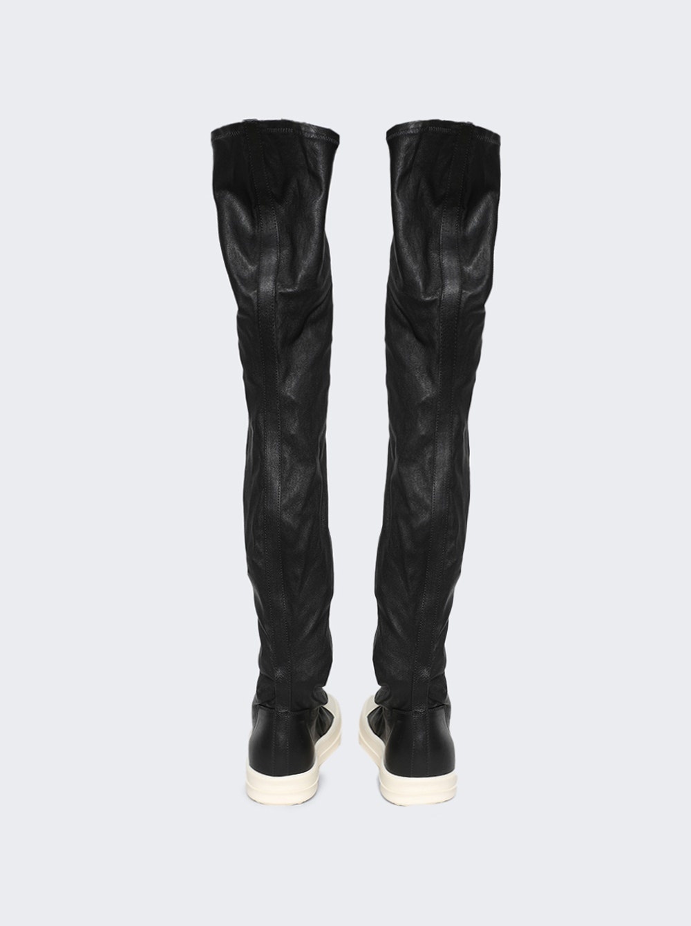 Over-the-knee Stocking Sneaks Black And Milk - 4