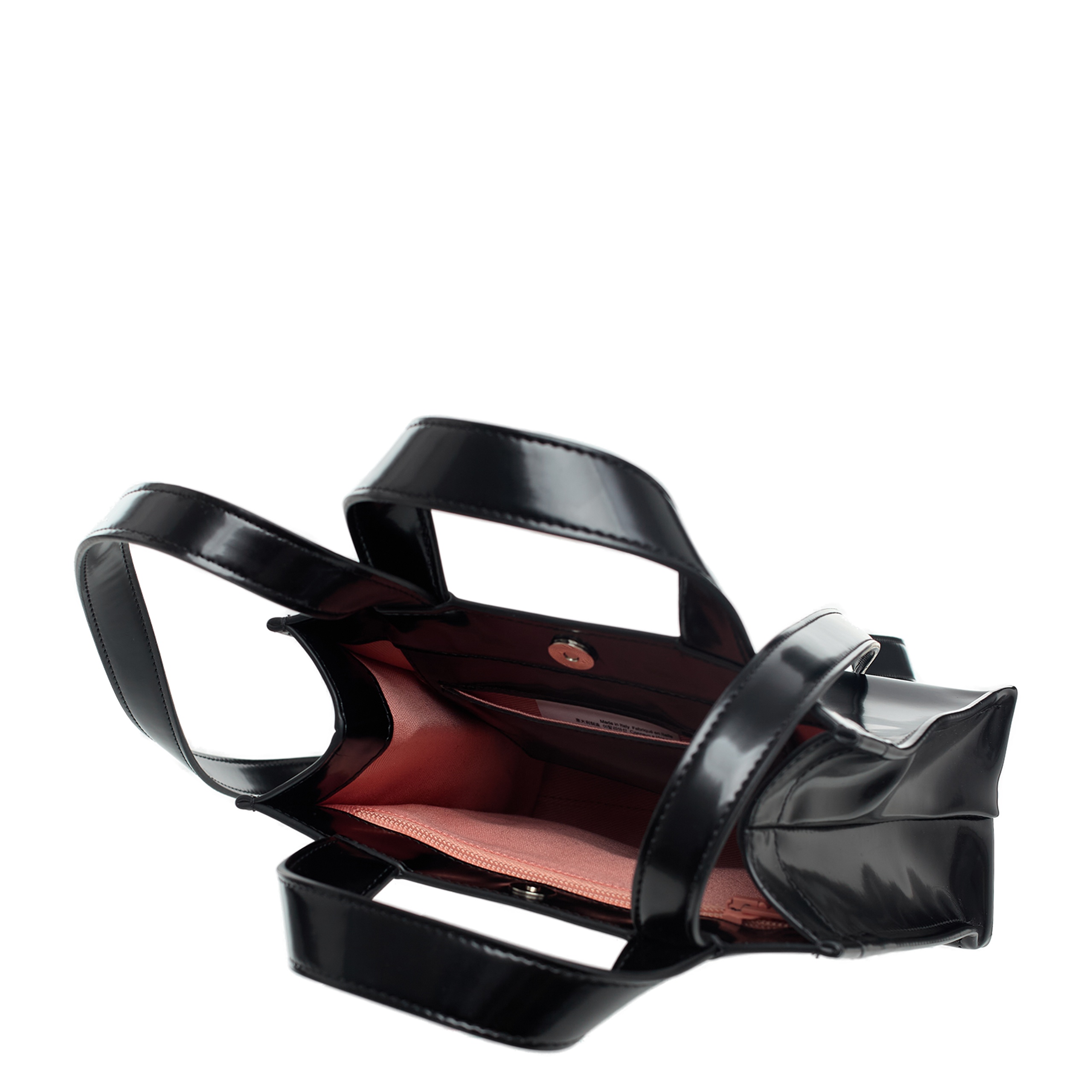 BLACK MINI TOTE BAG - 5