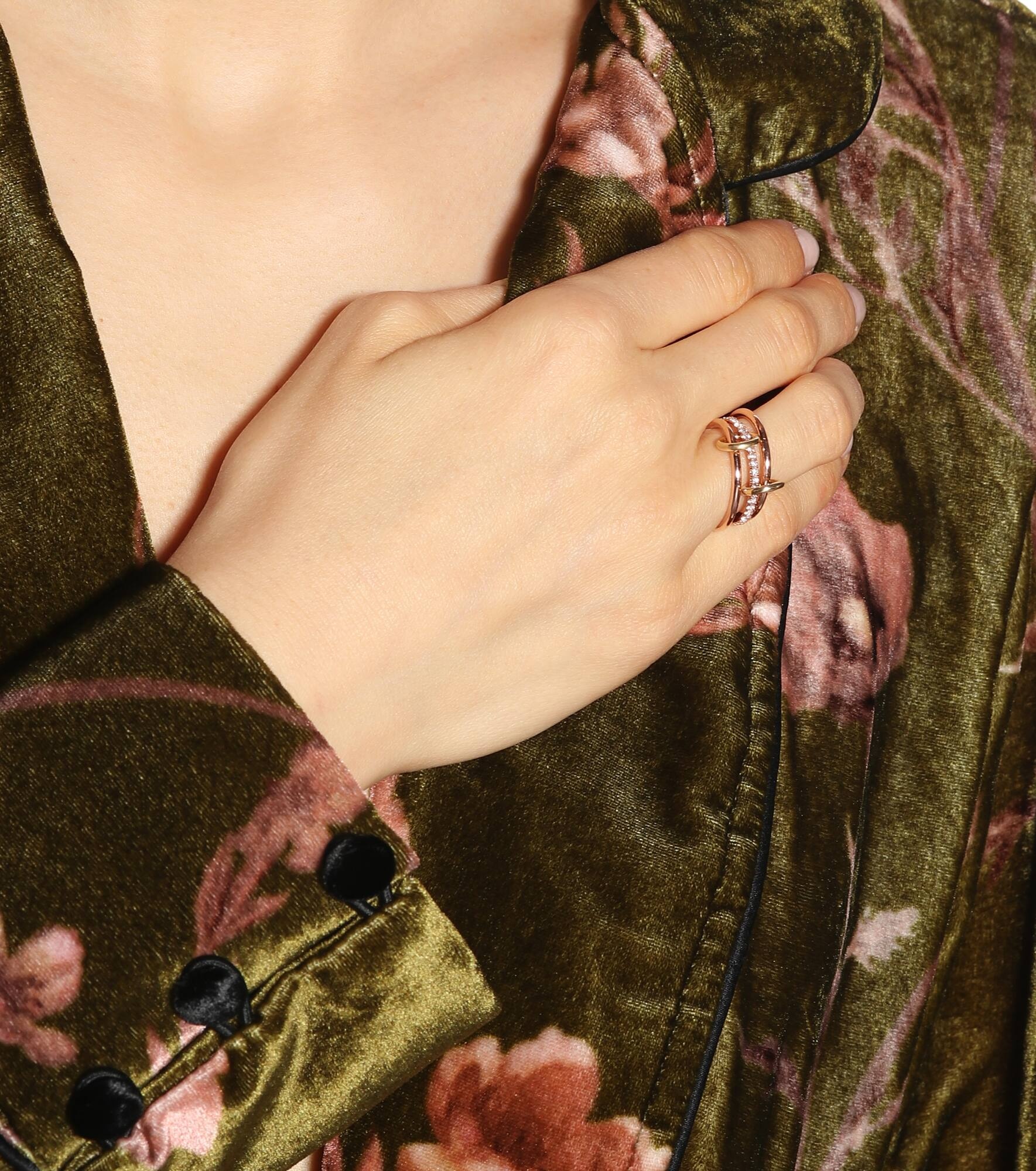 Sonny Gold 18kt rose gold and diamond ring - 5