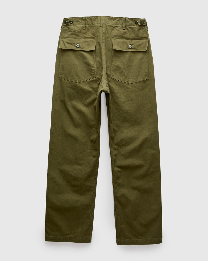 orSlow Herringbone Vintage Fit Fatigue Pants in Army outlook