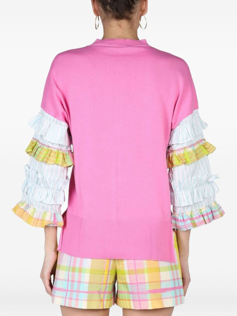ruffled-sleeve sweater 3