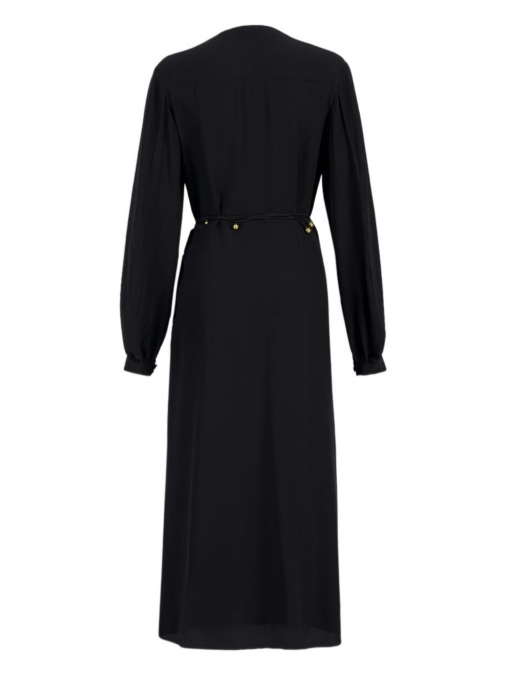 beaded-belt midi dress - 2
