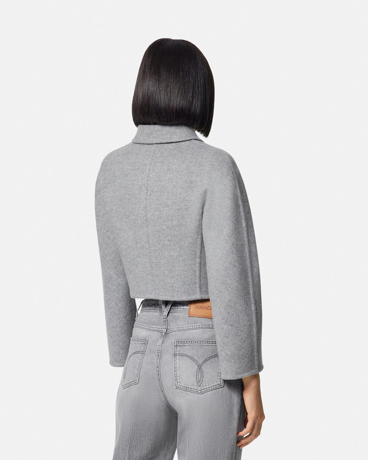 Barocco Cashmere-Blend Crop Jacket - 5