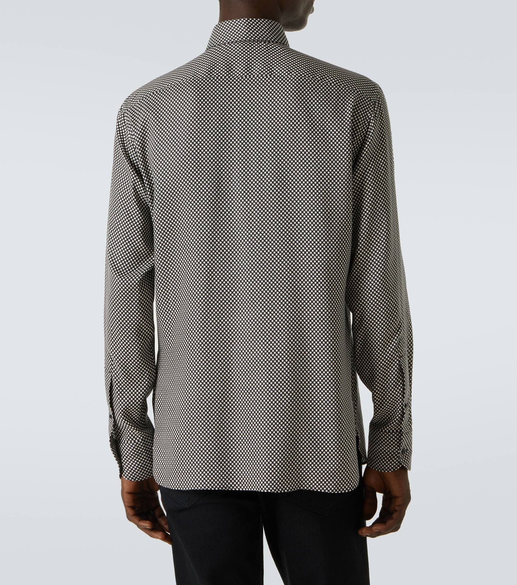 Polka-dot printed shirt - 4