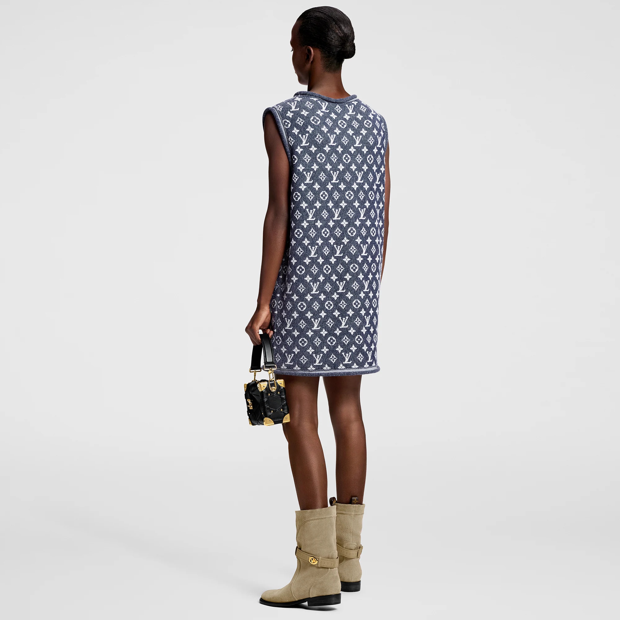 Monogram Jacquard Knit Dress - 3