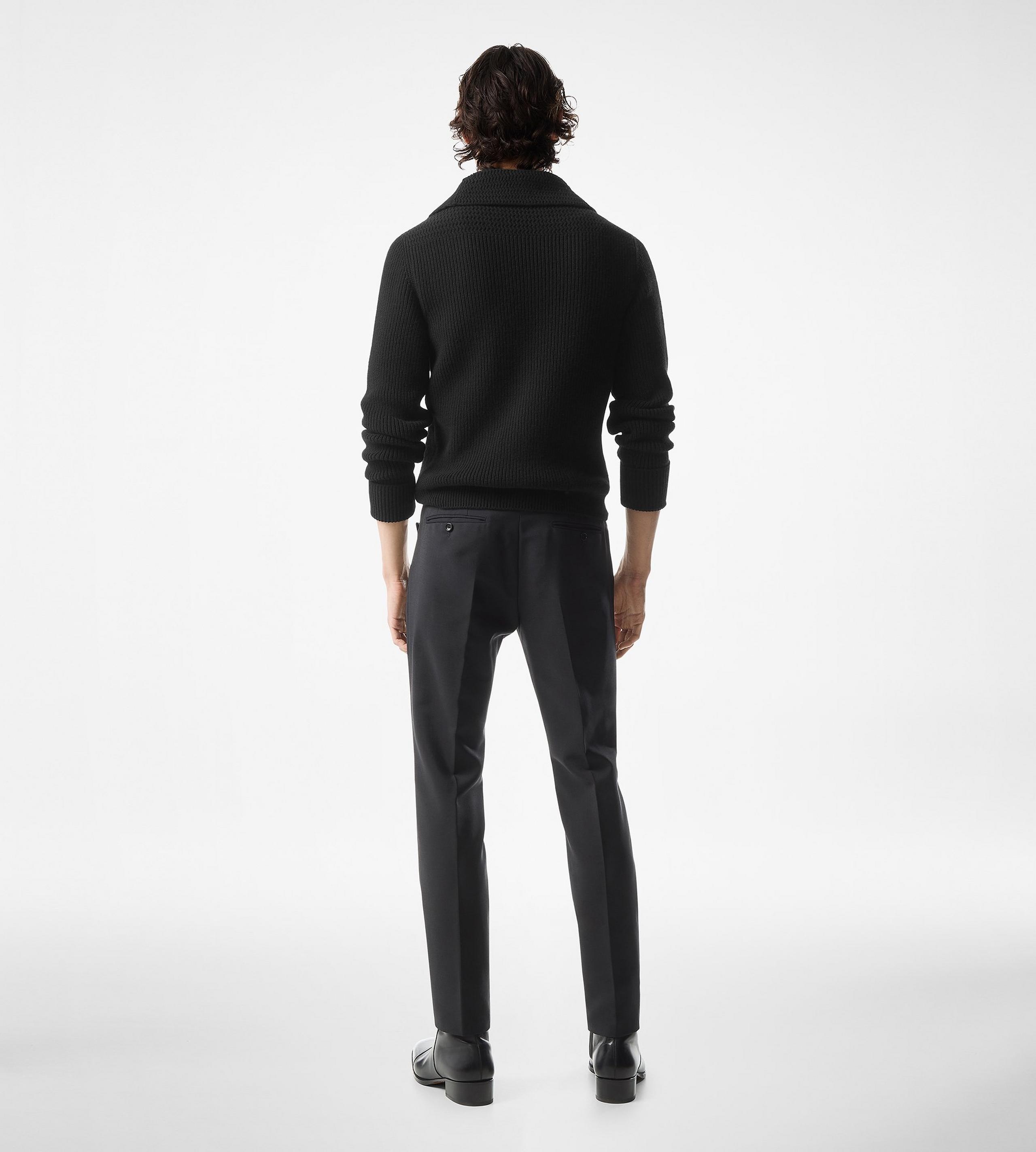 CASHMERE SHAWL COLLAR CARDIGAN - 3