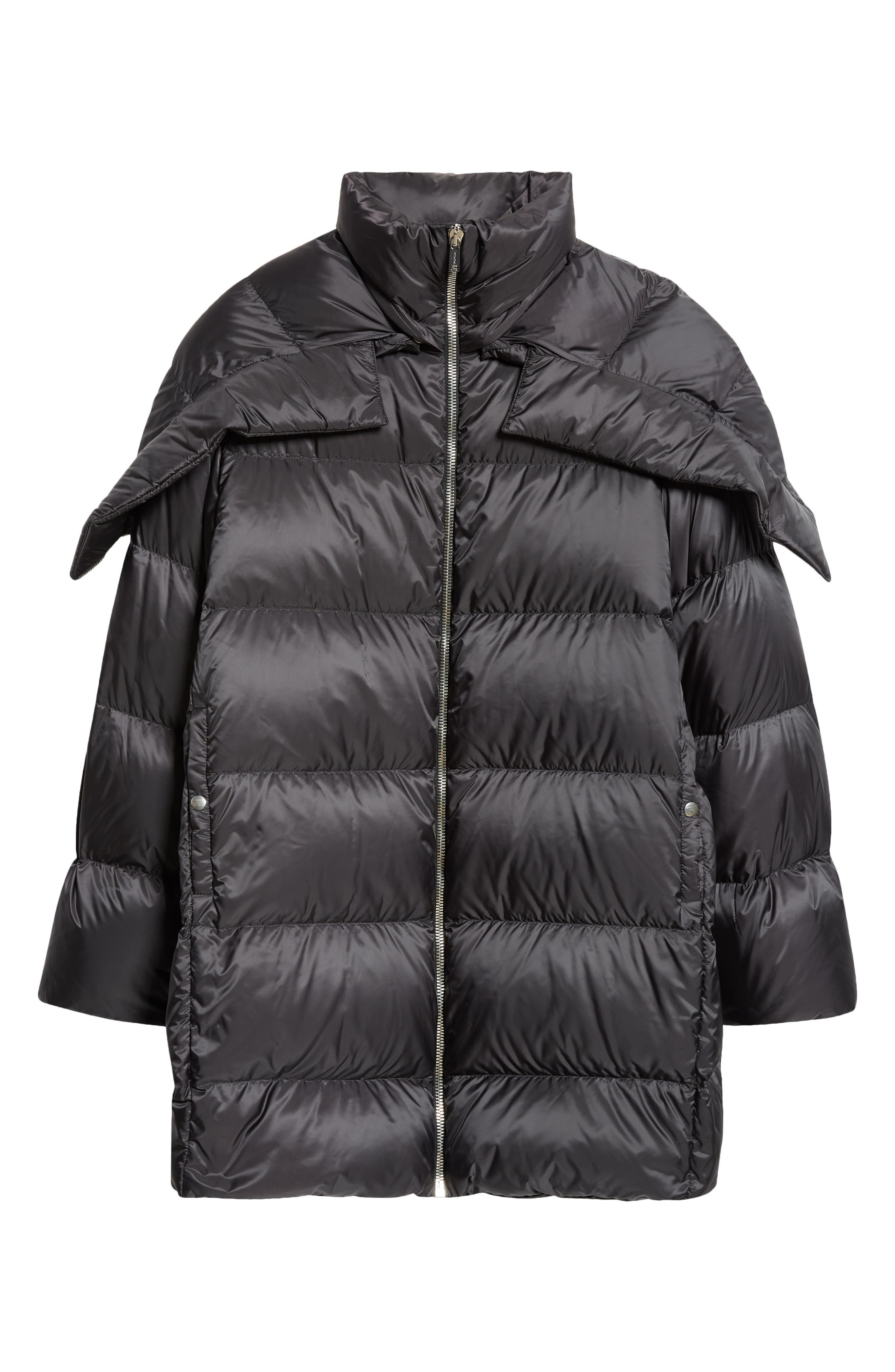 Moncler x Rick Owens Cyclopic Long Down Coat in Black at Nordstrom - 8