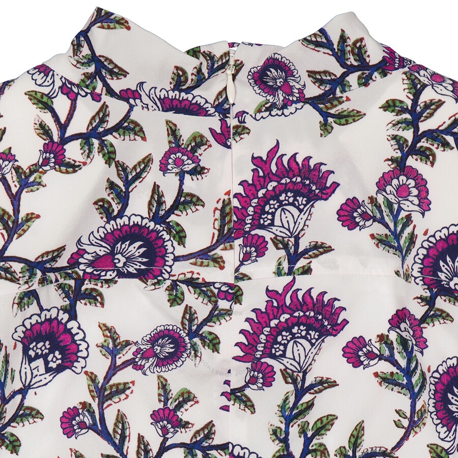 Isabel Marant Ladies Bemaya Floral Silk-Blend Dress, Brand Size 34 (US Size 0) - 8