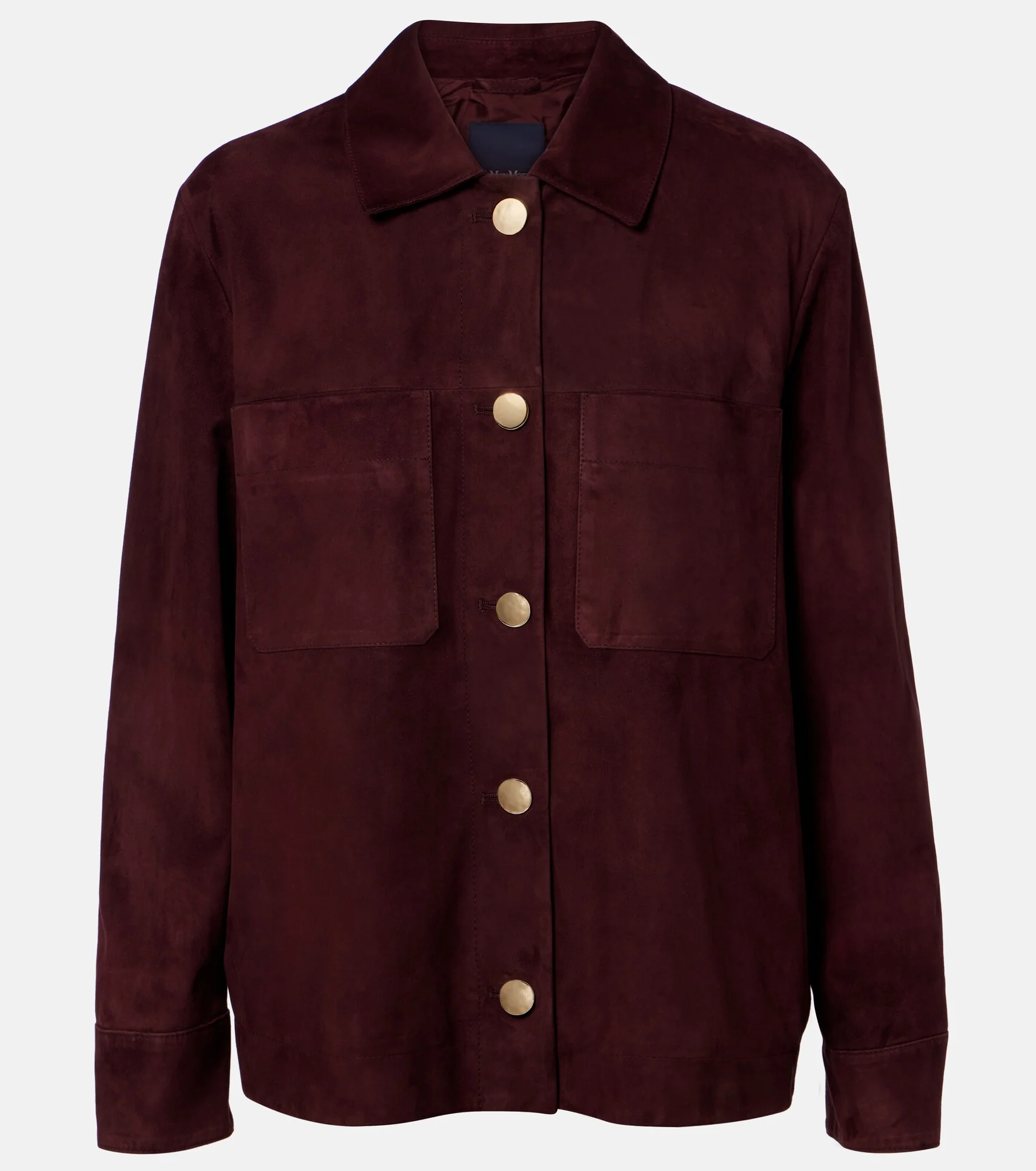 Suede blouson jacket - 1