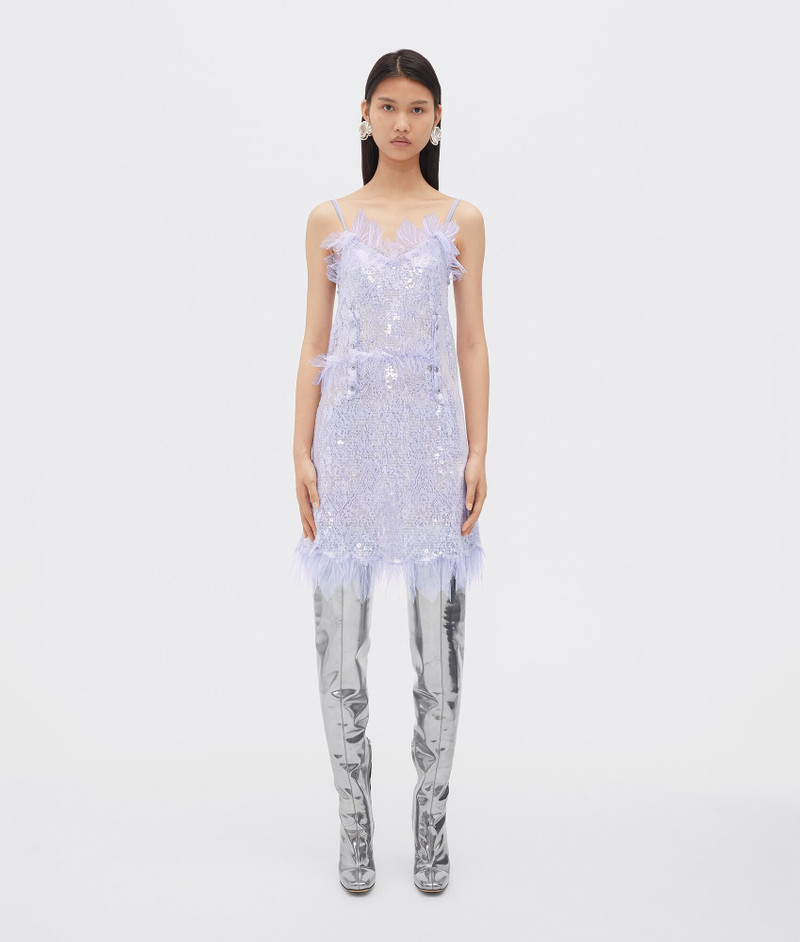 bottega veneta sequin dress Bottega Veneta o1s1rm0624 726821 Sequins Dress in Pink