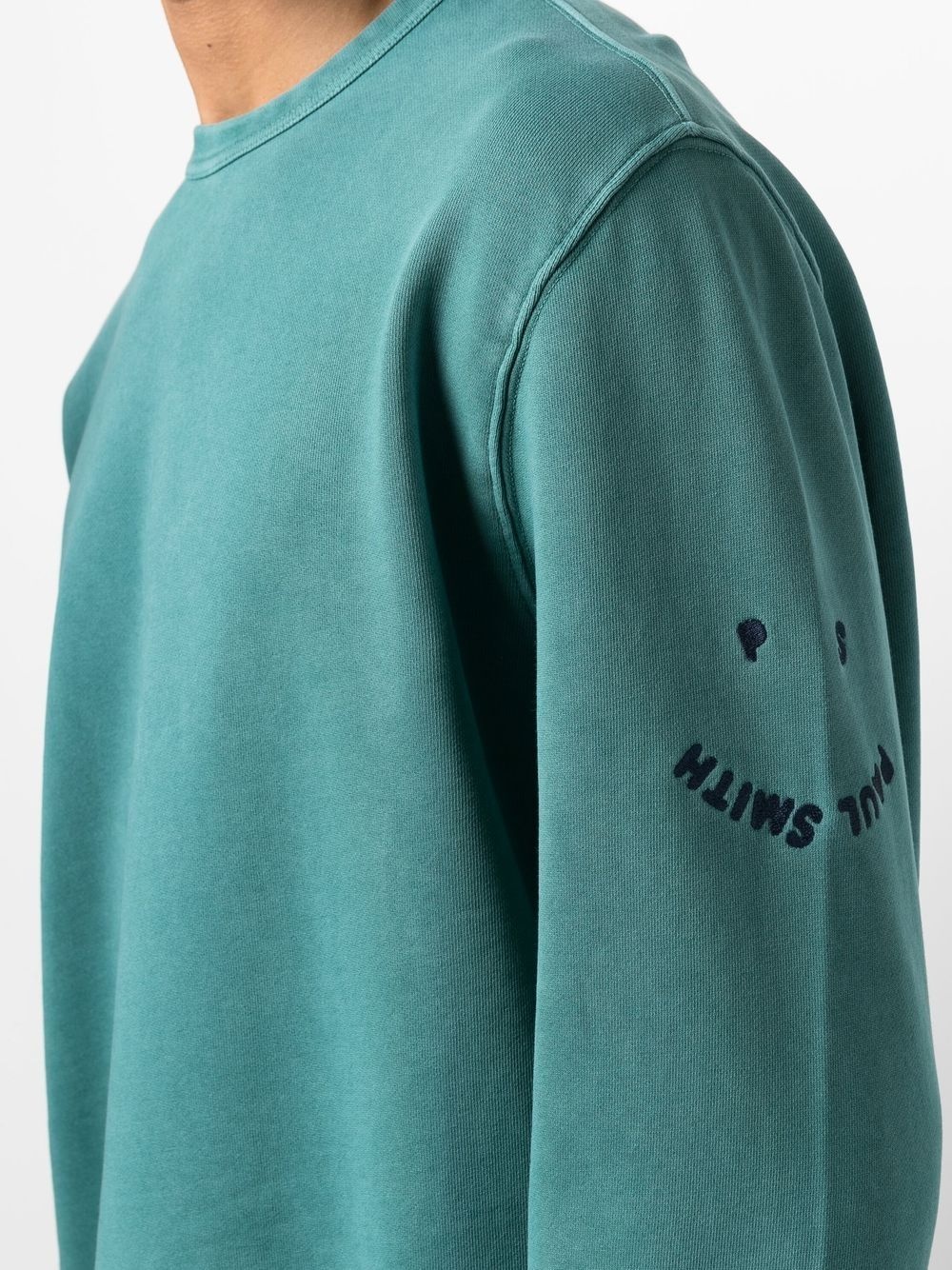 logo-embroidered sweatshirt - 5