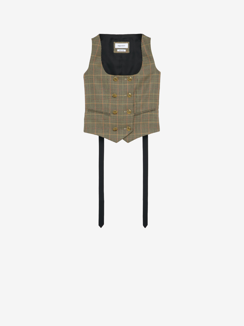 Country Check Waistcoat 1