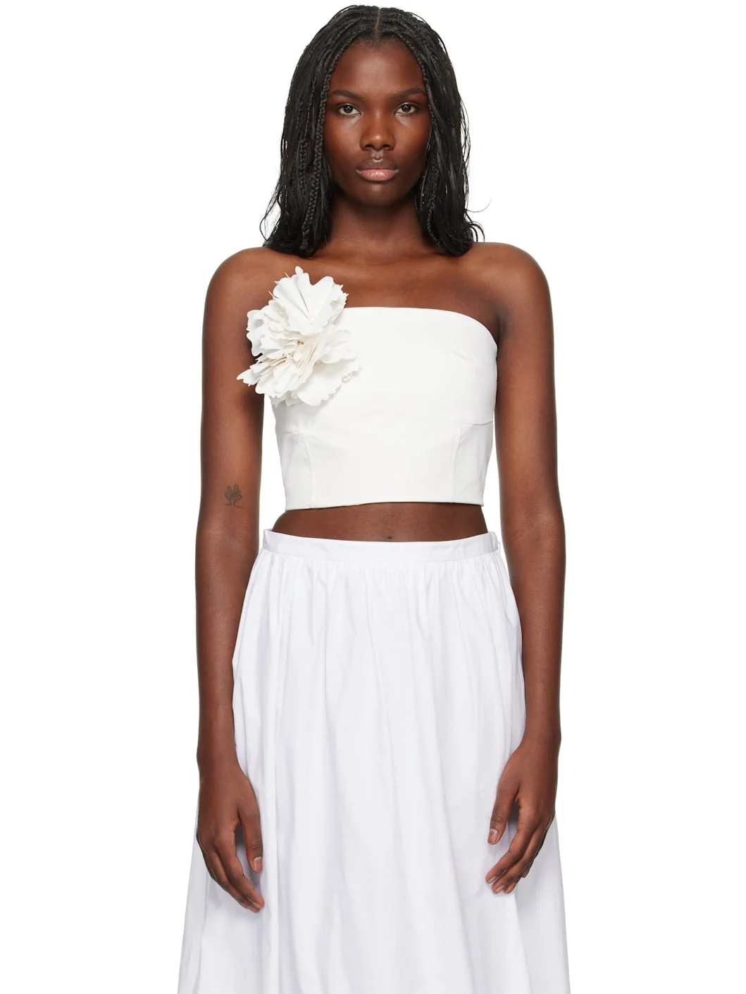 SSENSE Exclusive White Gioconda Bandeau Top - 1