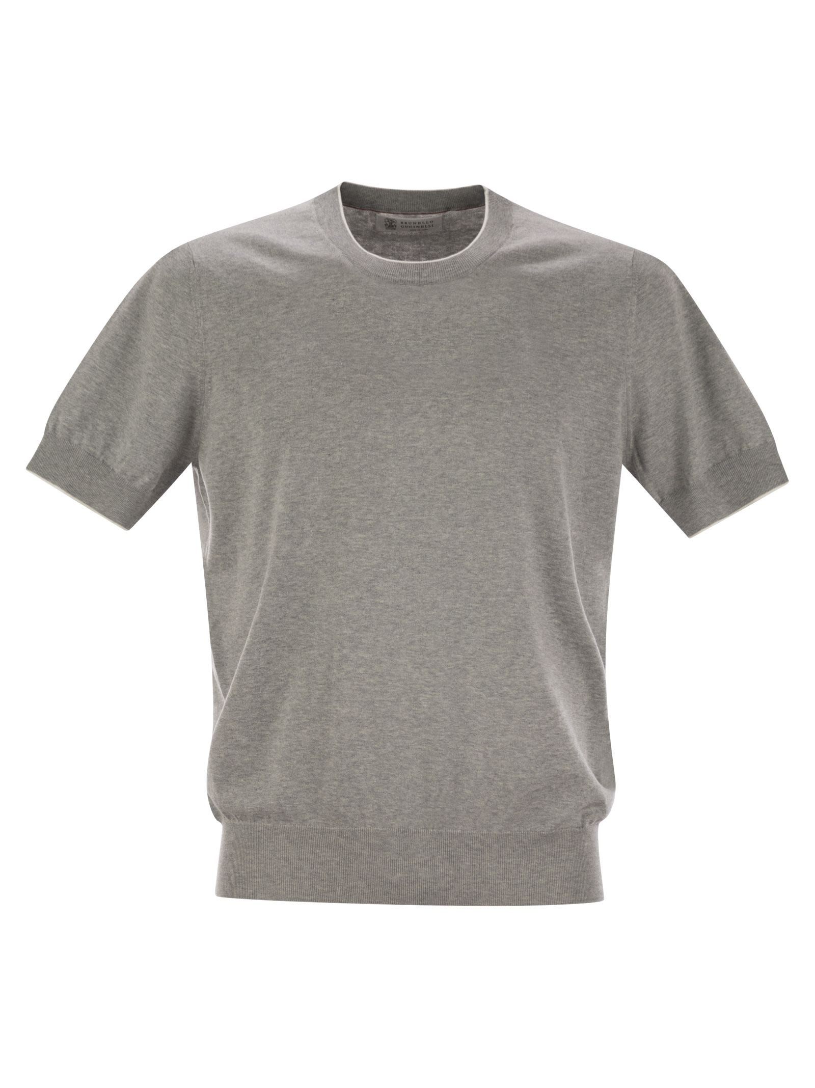 Brunello Cucinelli Men Short-Sleeved Cotton Jersey - 1