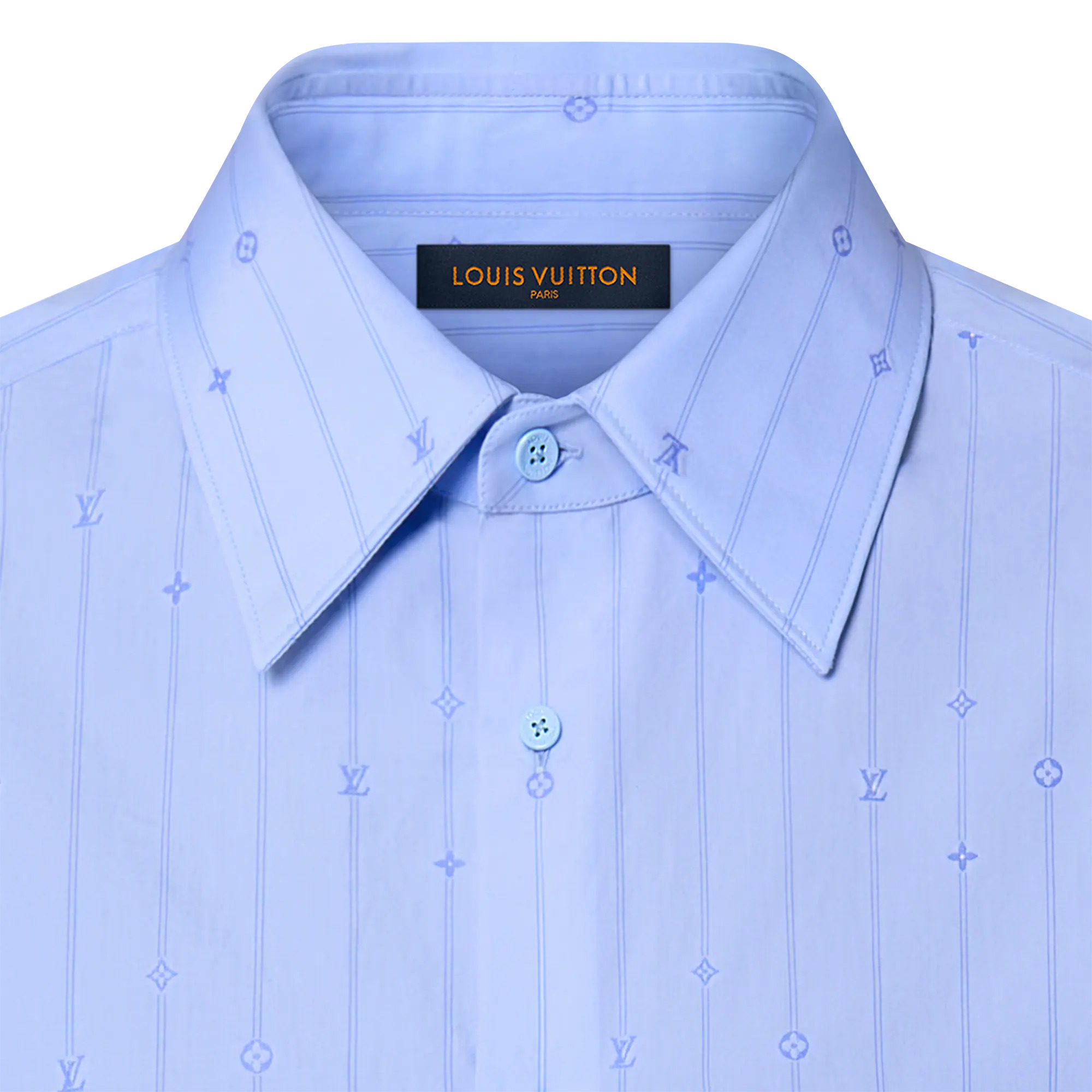 Cotton Long-Sleeved Slim Shirt - 2