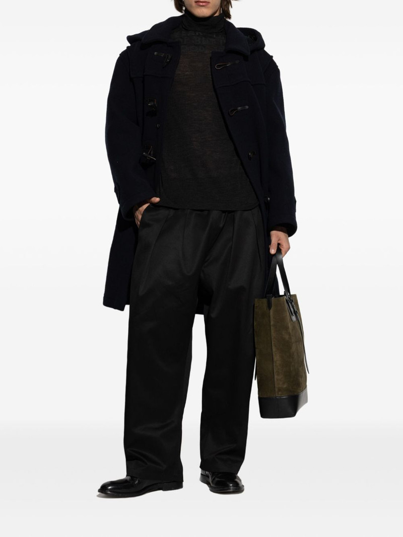 Maison Margiela pleat-detailed drawstring trousers outlook