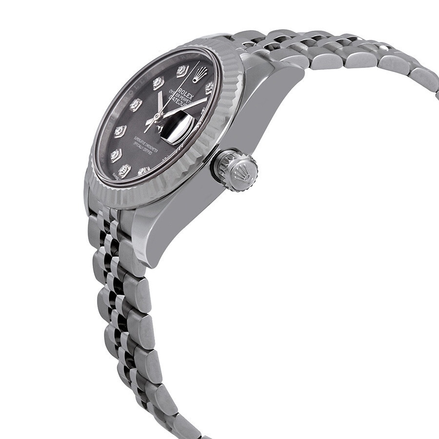 Rolex Lady Datejust Automatic Grey Diamond Dial Ladies Jubilee Watch 279174GYDJ - 2