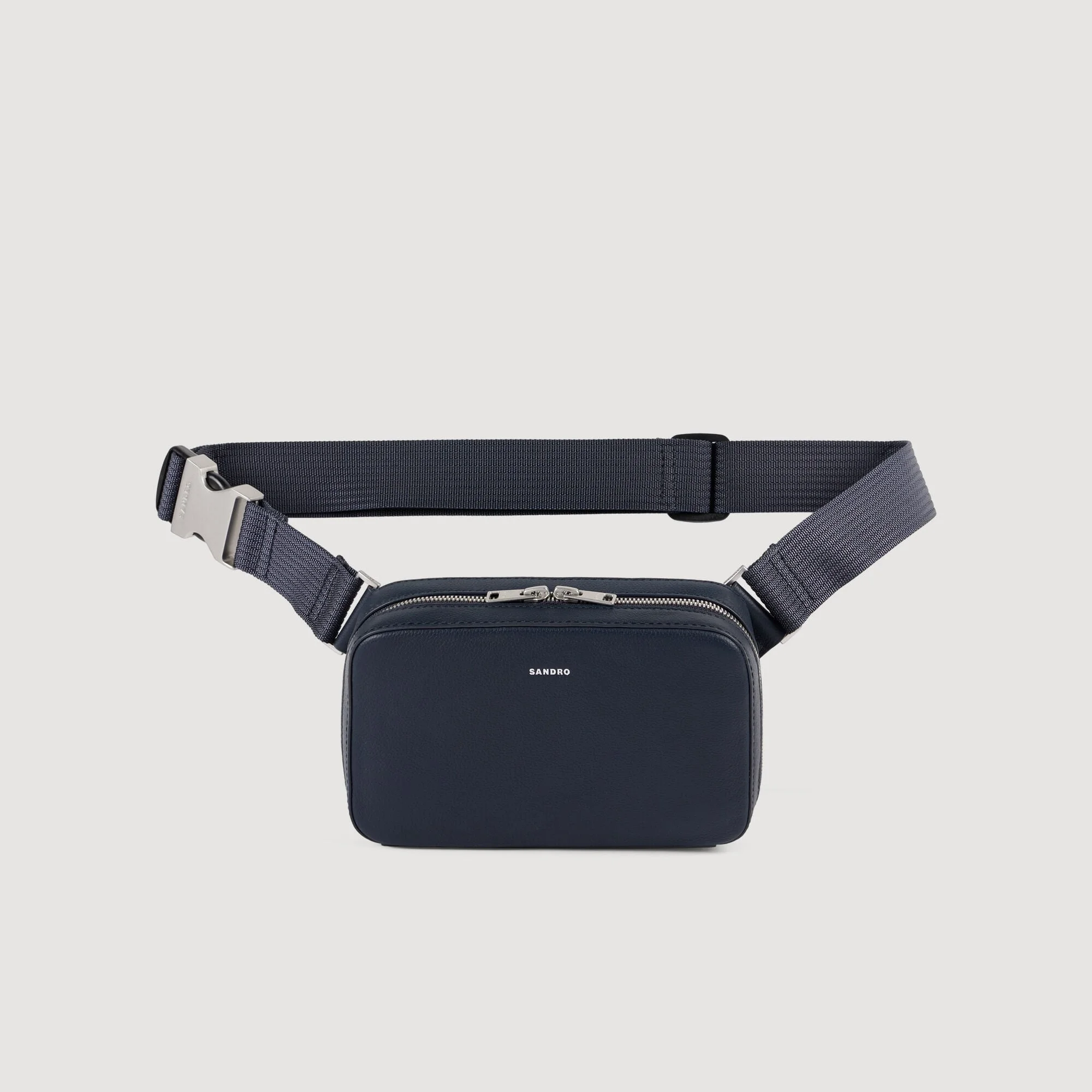 SMALL GRAINED LEATHER BAG - 1