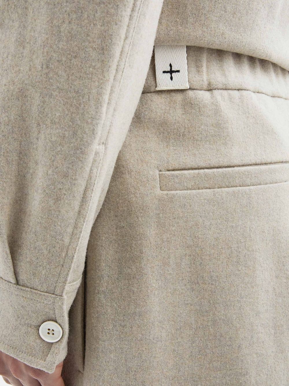 wool flannel trousers - 5