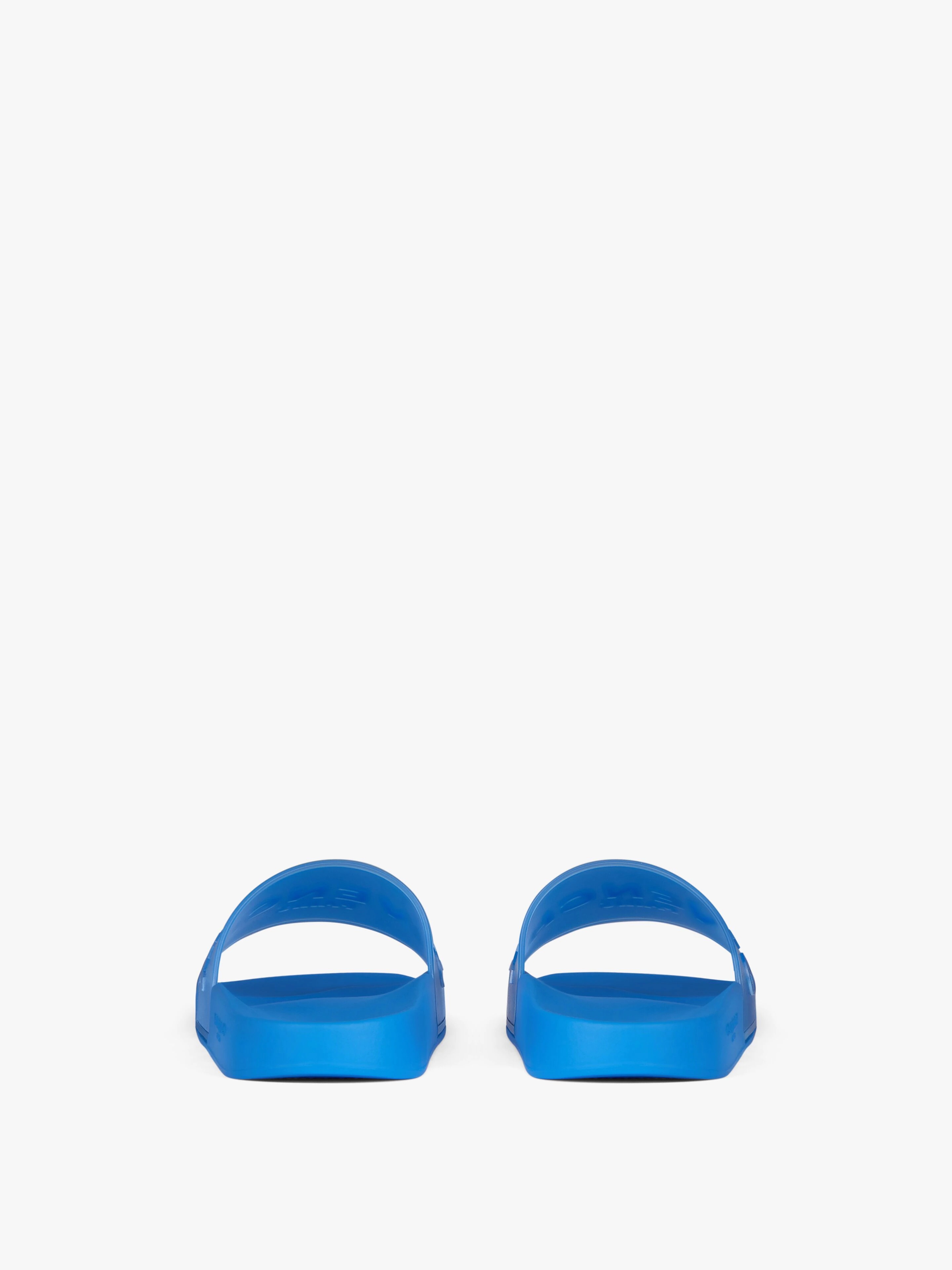 GIVENCHY PARIS TRANSPARENT FLAT SANDALS - 7