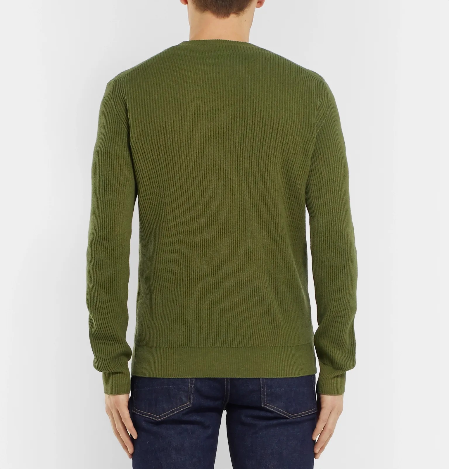 Ribbed Cashmere Sweater - 23