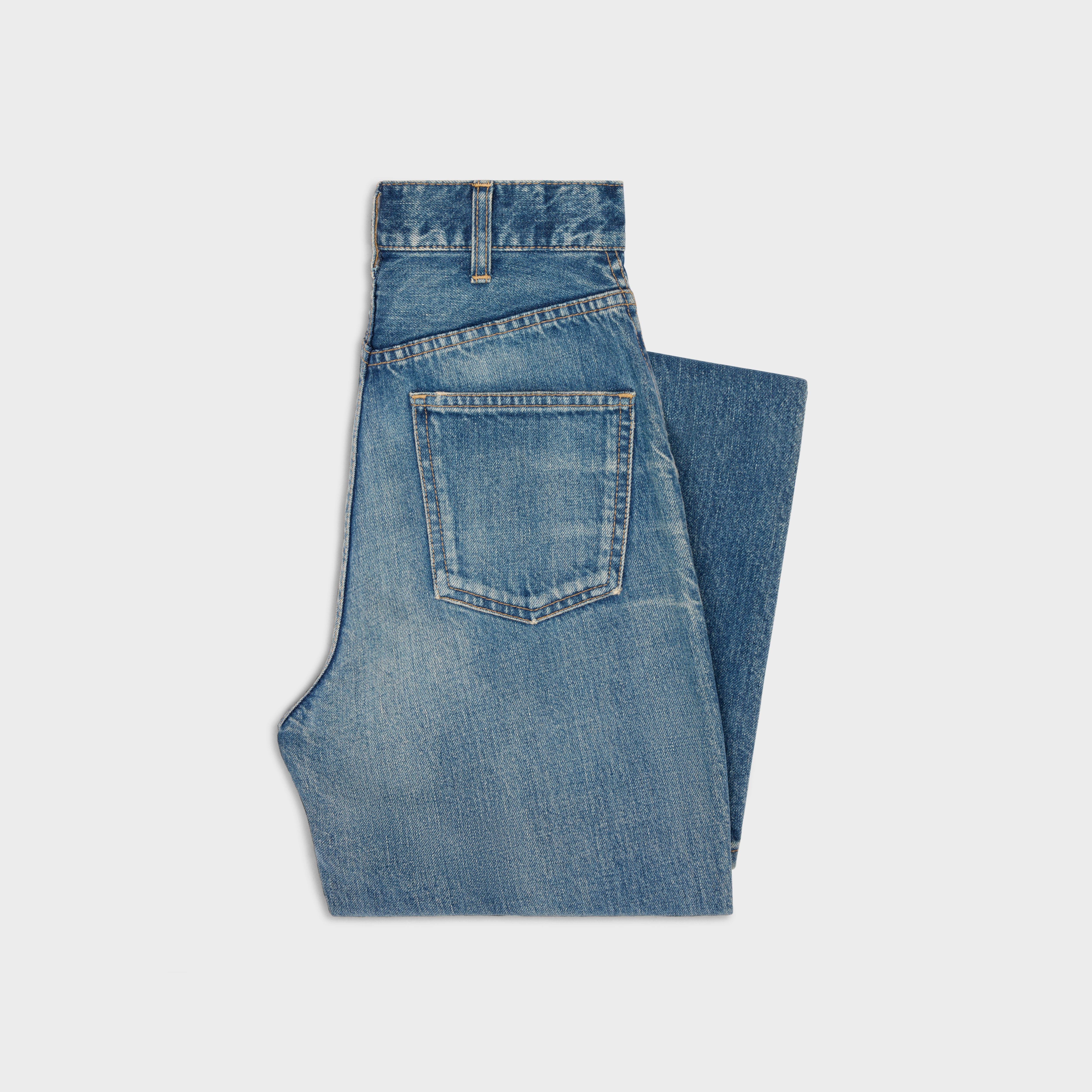 【CELINE】ジェーン ジーンズ エレクトリック スカイ ウォッシュ CELINE jane jeans in electric sky wash denim | REVERSIBLE