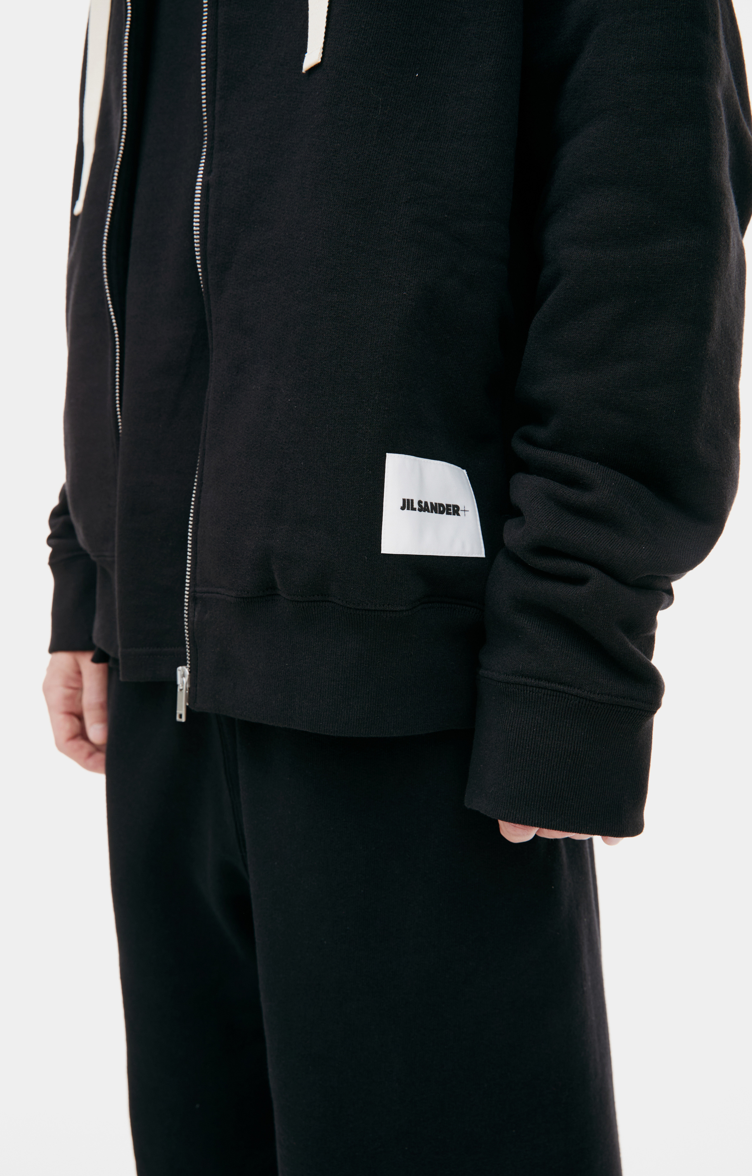 ZIPPERED HOODIE WITH PATCH - 5