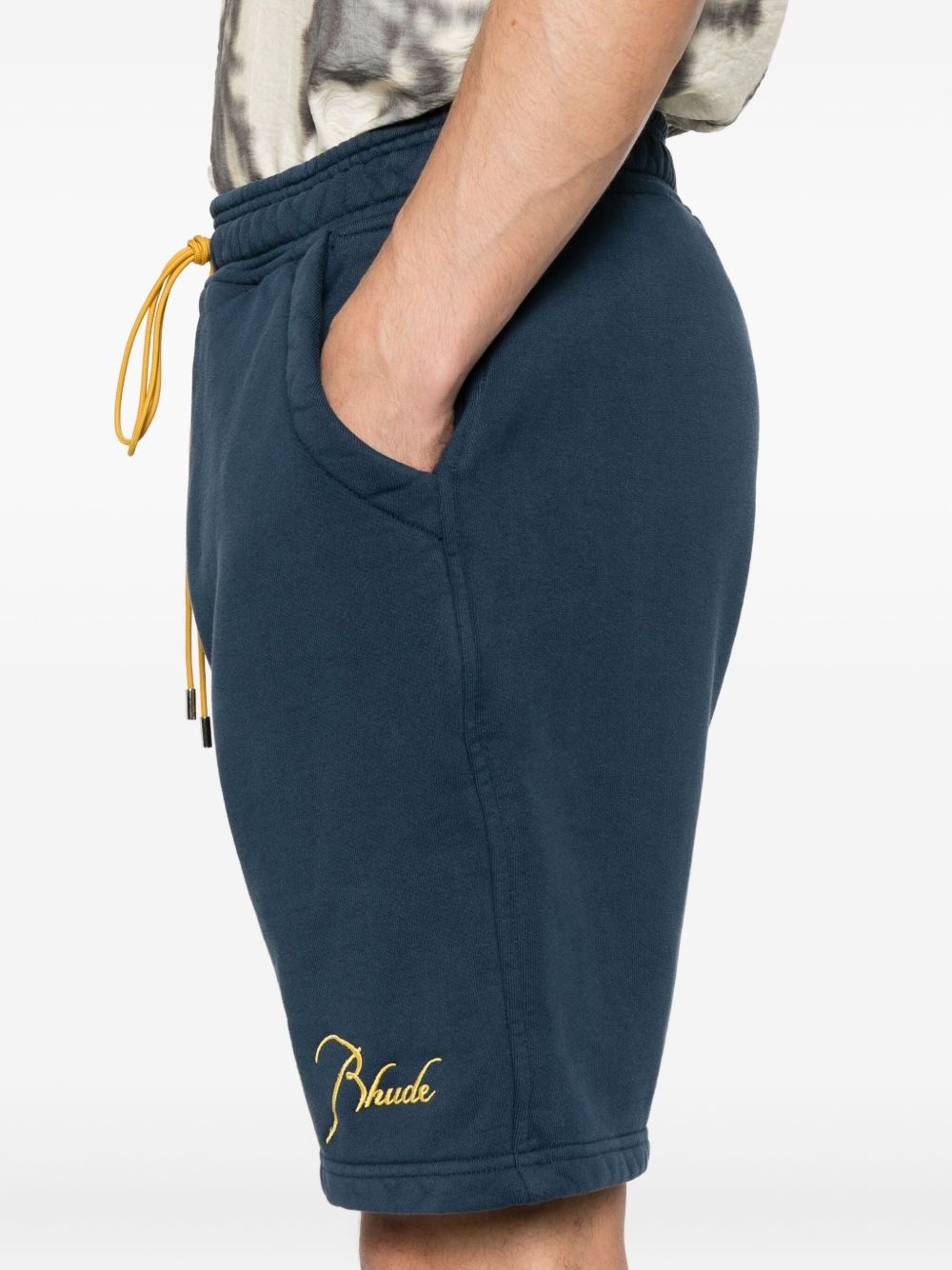 drawstring pocket shorts - 5
