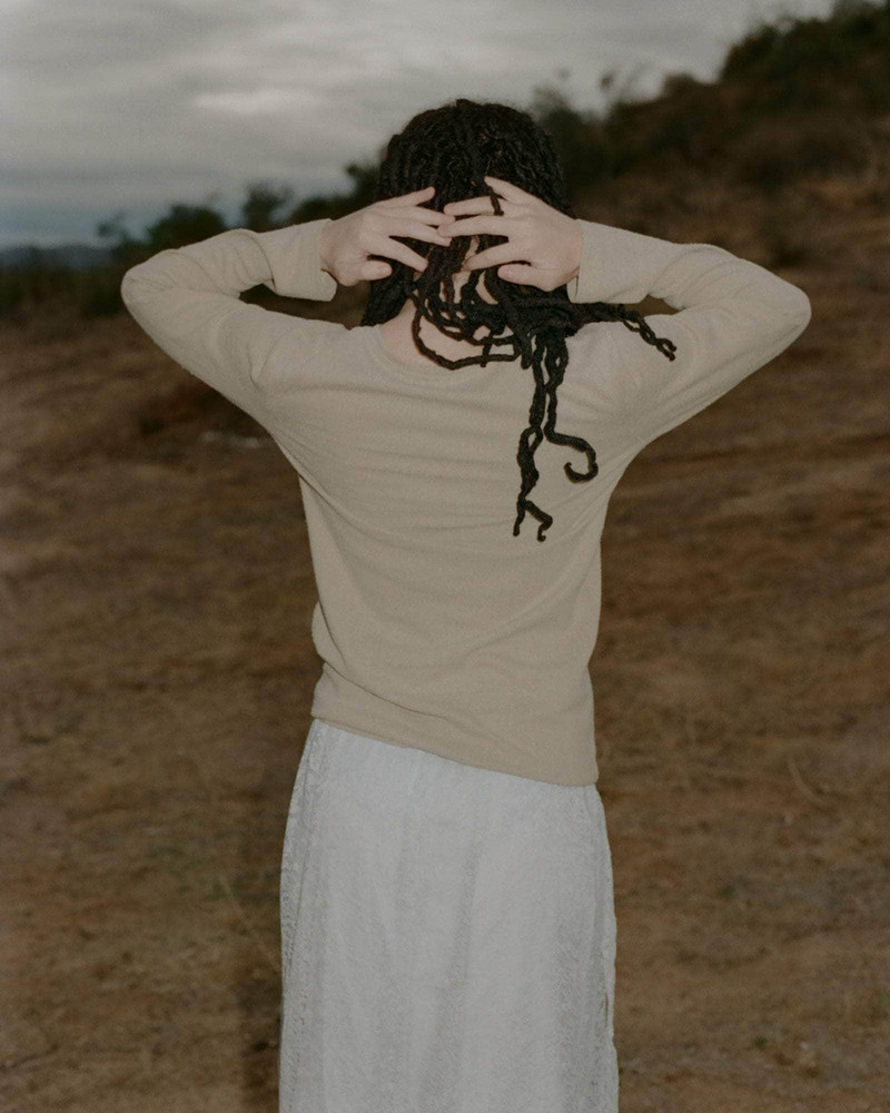 Silk Long Sleeve Tee - Wild Silk Jersey 5