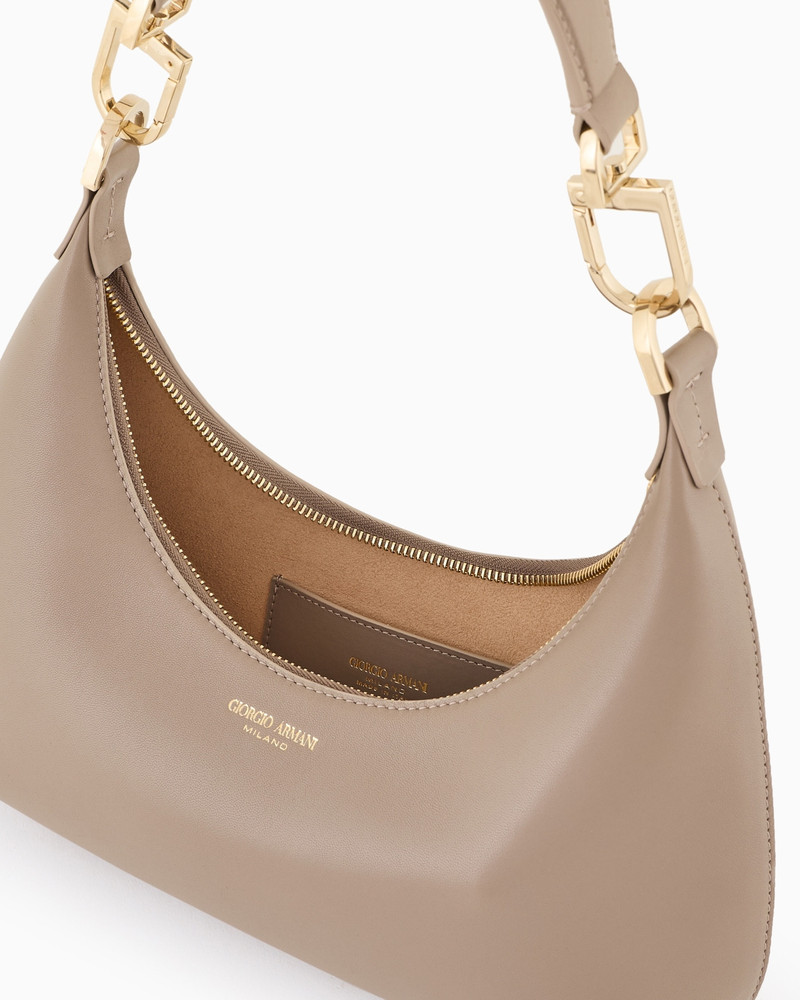 Medium la Prima nappa-leather hobo bag 4