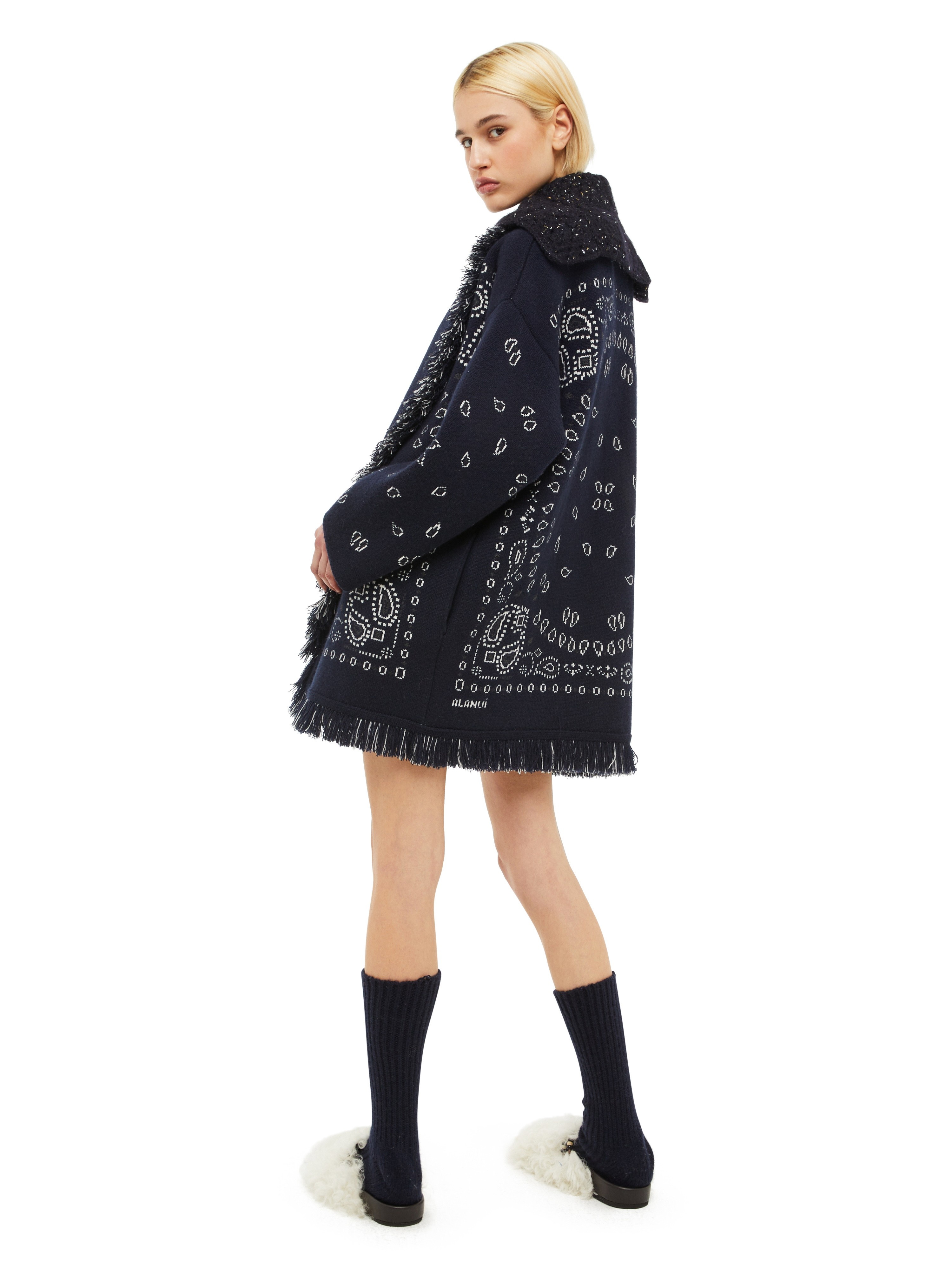 Bandana Jacquard Cardigan - 2