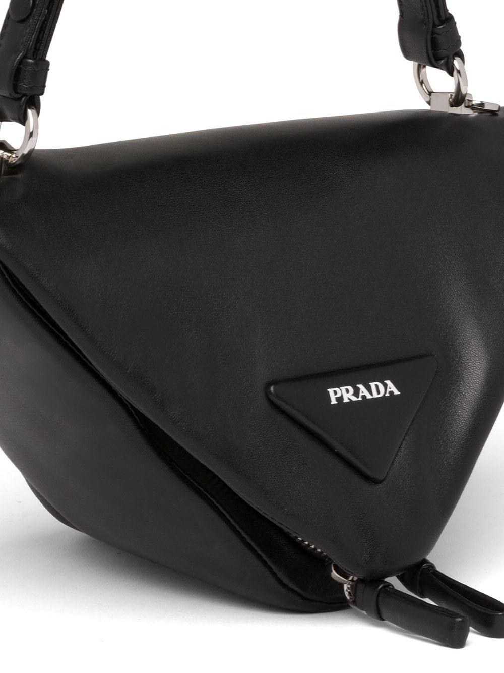 padded nappa leather top-handle bag - 4