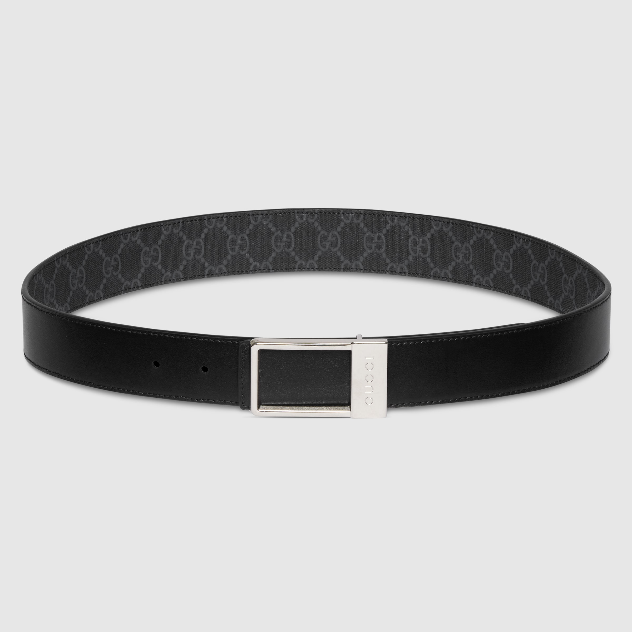 Reversible belt with rectangular buckle - 5