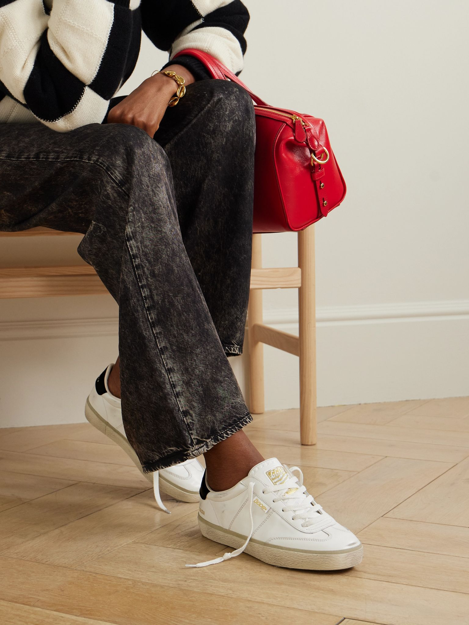 Soul-Star distressed leather sneakers White - 2